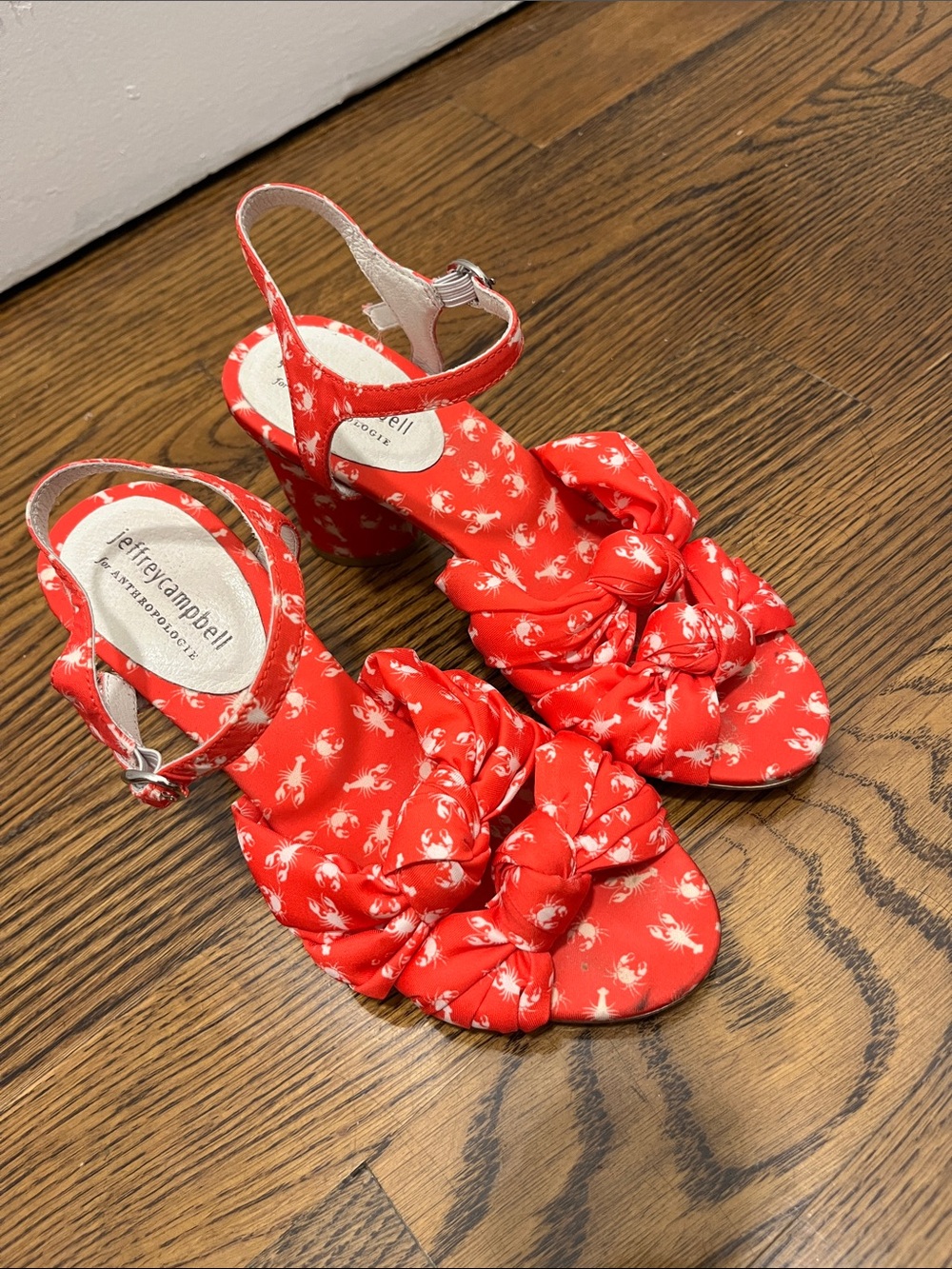 Jeffrey Campbell Red Lobster Crab Heels